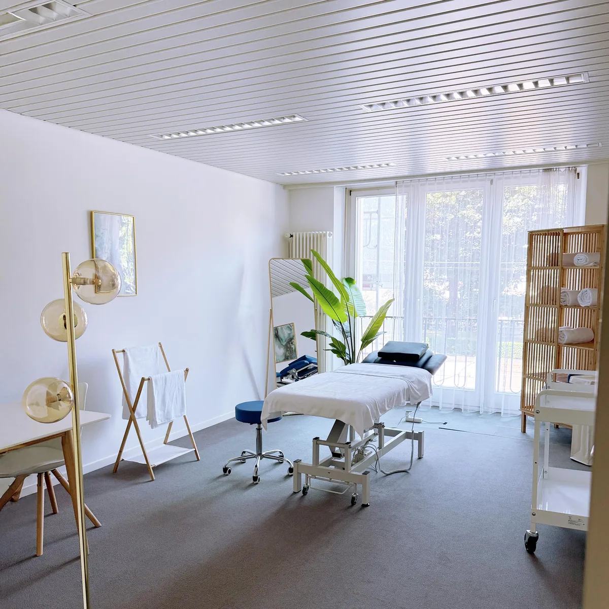 Praxisraum des Massage Zentrum Basel