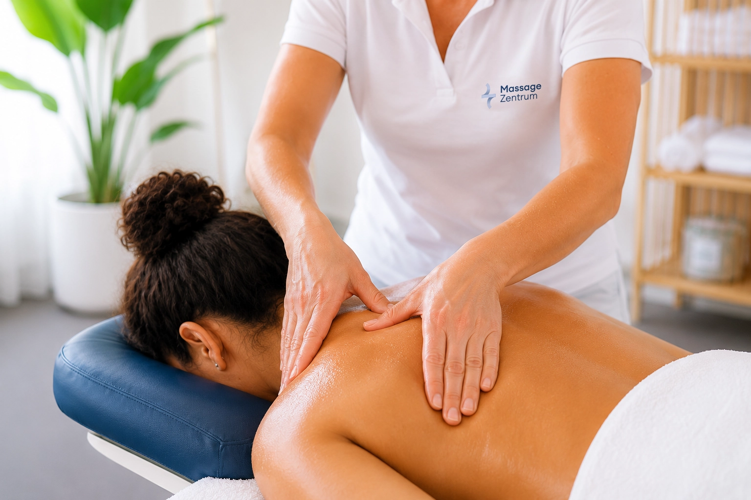 Lösende Rücken- und Nackenbehandlung im Massage Zentrum Basel